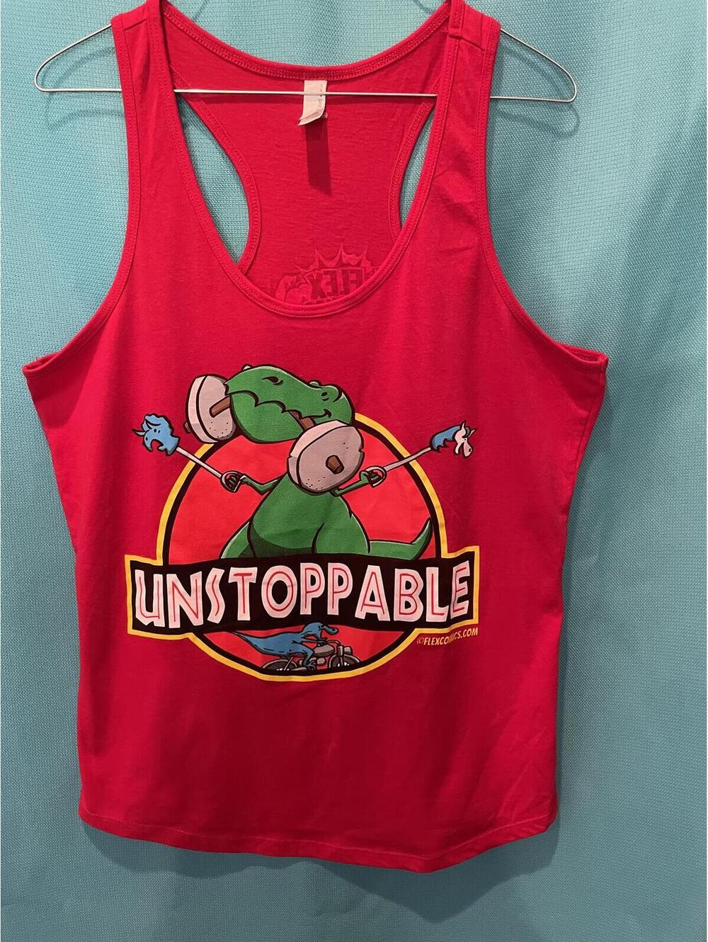 Flexcomics Unstoppable Red Tank Top